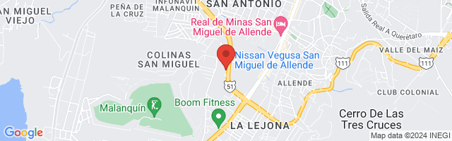Property 6907 Map in San Miguel de Allende