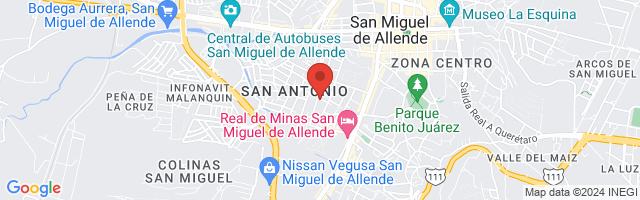 Property 7139 Map in San Miguel de Allende