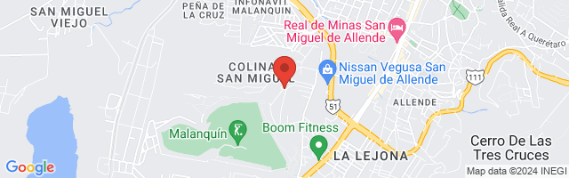 Property 7149 Map in San Miguel de Allende