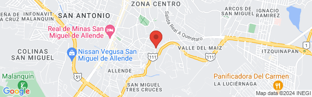 Property 7169 Map in San Miguel de Allende