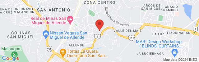Property 7170 Map in San Miguel de Allende