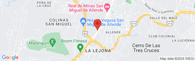 Property 7179 Map in San Miguel de Allende