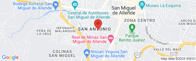 Property 7223 Map in San Miguel de Allende