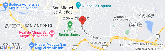 Property 7277 Map in San Miguel de Allende