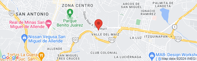 Property 7295 Map in San Miguel de Allende