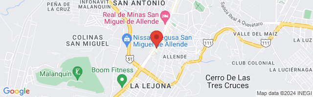 Property 7307 Map in San Miguel de Allende