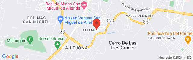 Property 7308 Map in San Miguel de Allende