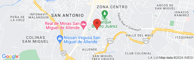 Property 7372 Map in San Miguel de Allende