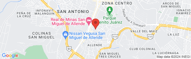 Property 7415 Map in San Miguel de Allende