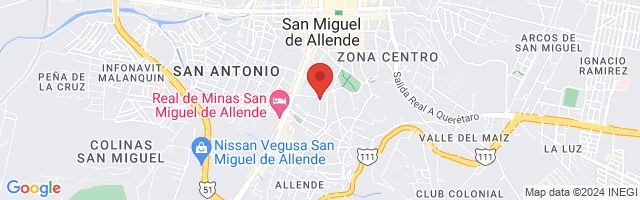 Property 7493 Map in San Miguel de Allende