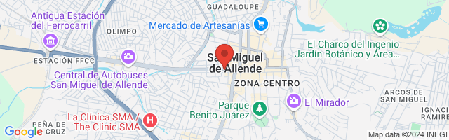 Property 7498 Map in San Miguel de Allende