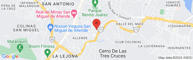 Property 7514 Map in San Miguel de Allende