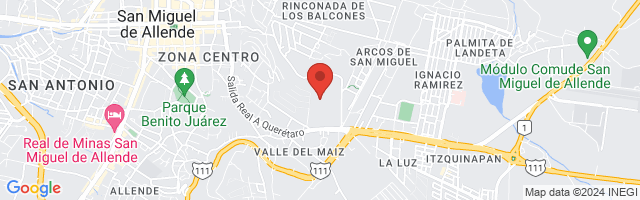 Property 7568 Map in San Miguel de Allende