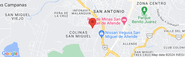 Property 7574 Map in San Miguel de Allende