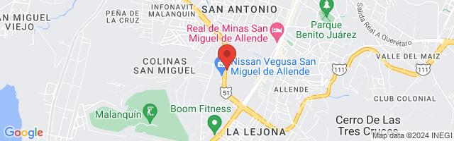 Property 7576 Map in San Miguel de Allende