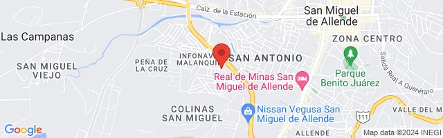 Property 7586 Map in San Miguel de Allende