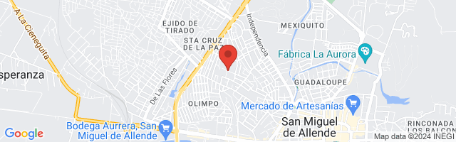 Property 7634 Map in San Miguel de Allende