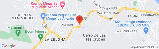 Property 7637 Map in San Miguel de Allende