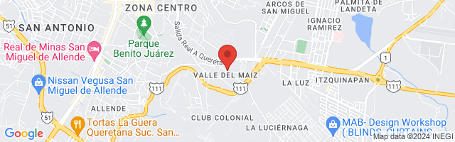 Property 7662 Map in San Miguel de Allende