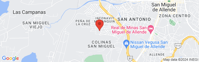 Property 7668 Map in San Miguel de Allende