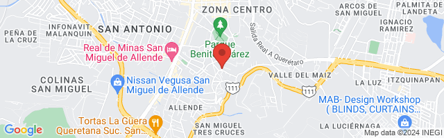 Property 7676 Map in San Miguel de Allende
