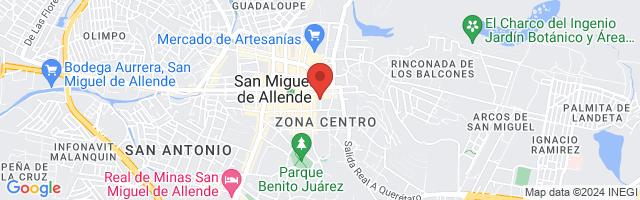 Property 7679 Map in San Miguel de Allende