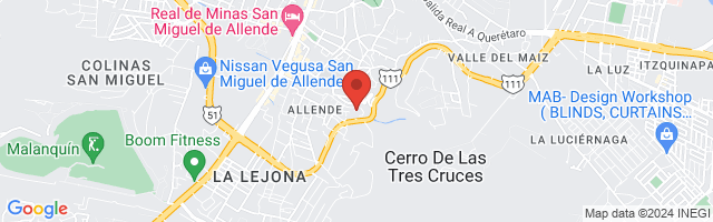 Property 7694 Map in San Miguel de Allende