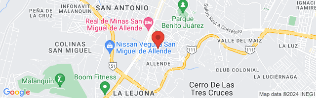 Property 7712 Map in San Miguel de Allende