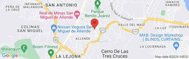 Property 7753 Map in San Miguel de Allende