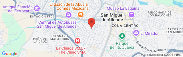 Property 7785 Map in San Miguel de Allende