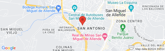 Property 7822 Map in San Miguel de Allende