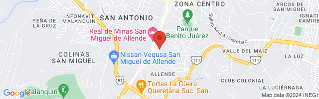 Property 7827 Map in San Miguel de Allende