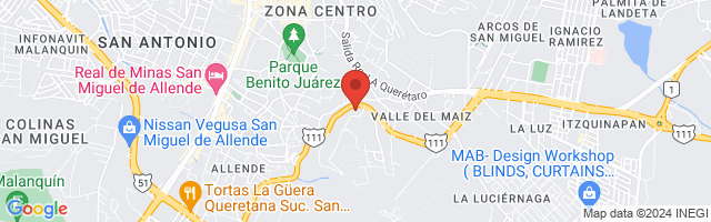 Property 7850 Map in San Miguel de Allende