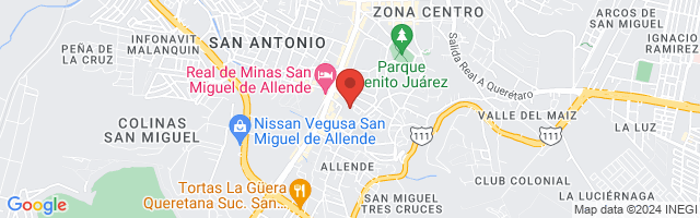 Property 7869 Map in San Miguel de Allende