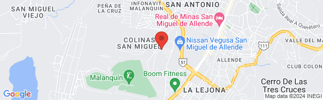 Property 7900 Map in San Miguel de Allende