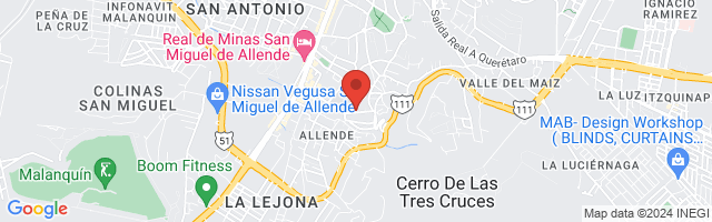 Property 7941 Map in San Miguel de Allende