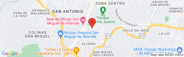 Property 7968 Map in San Miguel de Allende