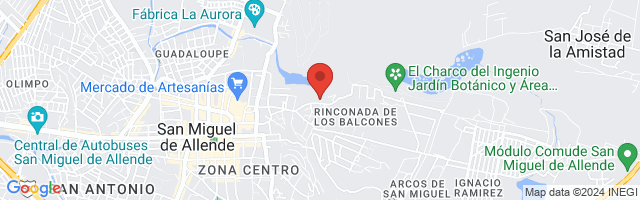 Property 8004 Map in San Miguel de Allende