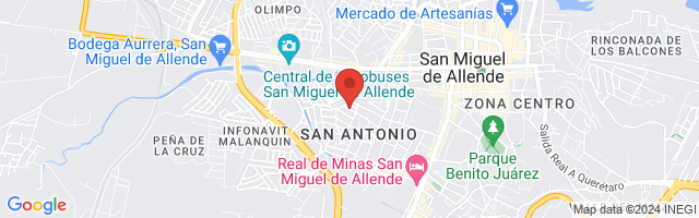 Property 8008 Map in San Miguel de Allende