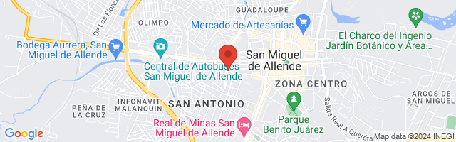 Property 8013 Map in San Miguel de Allende