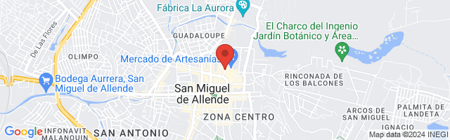 Property 8076 Map in San Miguel de Allende