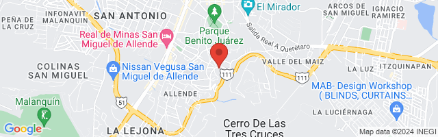 Property 8078 Map in San Miguel de Allende