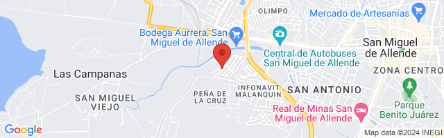 Property 8079 Map in San Miguel de Allende