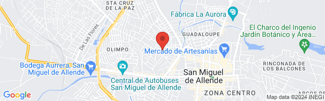 Property 8080 Map in San Miguel de Allende