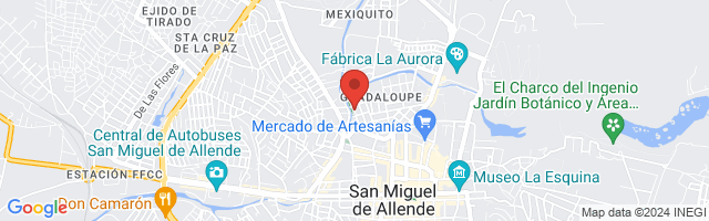 Property 8096 Map in San Miguel de Allende