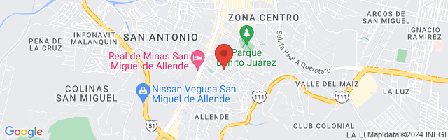 Property 8109 Map in San Miguel de Allende