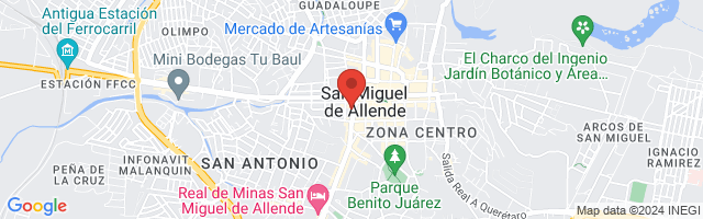 Property 8115 Map in San Miguel de Allende