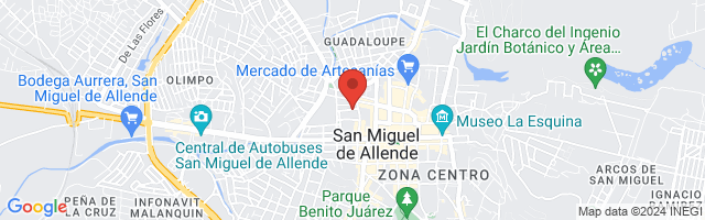 Property 8124 Map in San Miguel de Allende