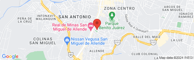 Property 8126 Map in San Miguel de Allende
