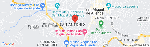 Property 8133 Map in San Miguel de Allende